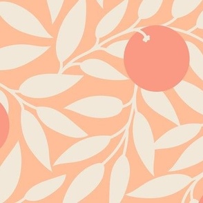 (med) Sunrise Oranges in Peach Fuzz Pantone Color of the Year 2024
