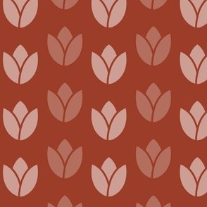 Simple small tulips Pantone 2024 spring color - Roobios tea