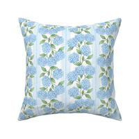 Granny Chic Hydrangea Ticking - light blue, small 