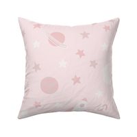 Pink - Space themed Nursery / Childrens pattern