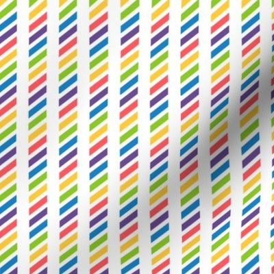bright vertical rainbow stripes | medium