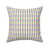 vertical rainbow stripes | medium