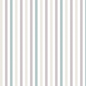 vertical ticking stripes bright colors on white | medium