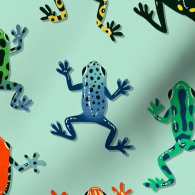 Poison Dart Frog Collection - Mint - Medium Scale 