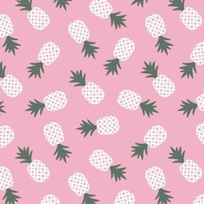 Minimalist boho summer pineapples sea and salt series surf themes pink