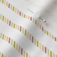 vertical soft multi color stripes on white | small