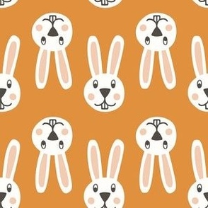 Funny Bunny / burnt yellow / cute animal pattern for your Easter DIY or other occasions from the Happy Easter collection
