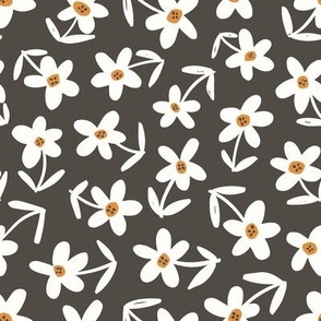 Suzy / soil / organic tossed floral pattern for your Easter DIY or other occasions from the Happy Easter collection