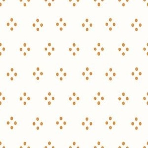 Diamond Dots / beige yellow / cute and playful coordinate pattern design with dots farm vibes | Happy Easter Collection