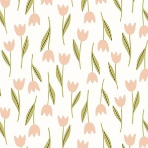 Tulips / multicolor / two-directional floral tulip pattern for your next spring DIY | Happy Easter Collection