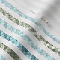 vertical ticking stripes in marine colors on white | small