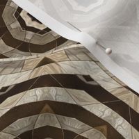 brushstroke octagon mosaic  tile 