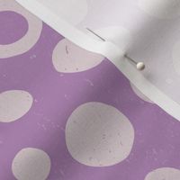 BIG Purple Pastiche: An Abstract Symphony of Lavender Polka Dots and Orchid Circles 0008 2X geometric white artistic white smoke project cyclamen modern mauve circle lilac dot polka dot background design pastel color hue backdrop seamless decorative round