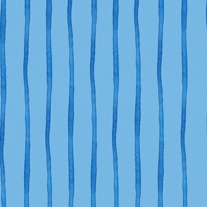 10x10-inch Wavy watercolor stripes