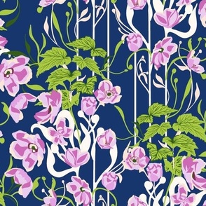 Musical Melodies in the Blueberry Fizz Colour way from the Japanese Anemone Collection 