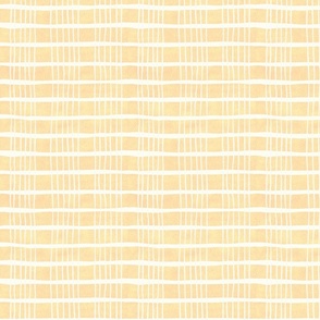 (M) Minimalist Modern Stripes Coastal Yellow and Tangerine Texture 
