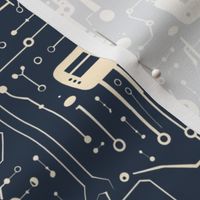 Circuitry Companions: Robotic and Schematic Pattern