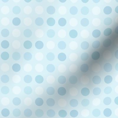 SMALL Polka dots 0001 7X baby blue abstract dot modern circle blue