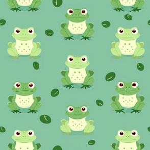 Cheerful Pond Buddies Pattern