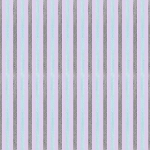 Watercolour blue & gray stripe, lilac