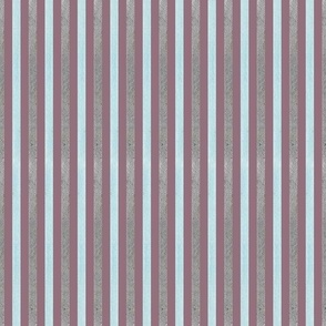 Watercolour blue & gray stripes, brown