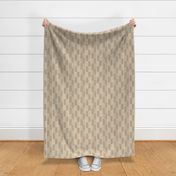 Neutral Casual Ikat design, caramel brown, beach cottage style