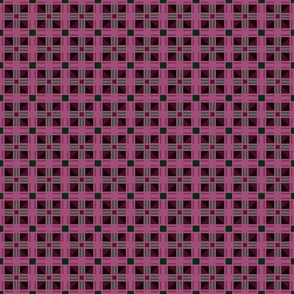 (XXL) Cranberry Pink Abstract Geometric Design
