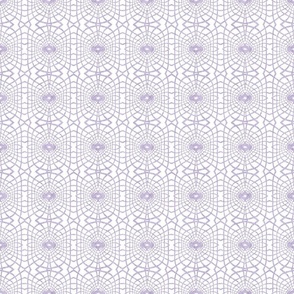 Gossamer Lace in Pastel Lilac and White  SMALL  