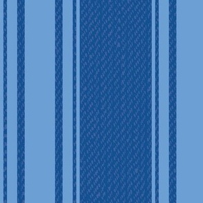 Ticking Stripe (Large) - Pantone Little Boy Blue on Nautical  (TBS211)