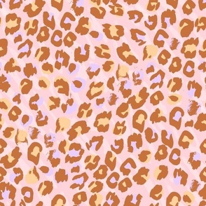 Into the Wild Leopard Print Pink Brown by Jac Slade