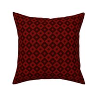 1.5 inch Burgundy Polka dot check 