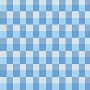 Checker Board  Blue