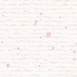 Hand drawn watercolour paint splashes and speckles – painted brush strokes on a warm cream watercolour paper texture. Beige and ecru with fondant pink and candyfloss pink.