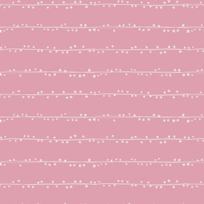 Simple Starry Doodle Lines [pink] medium