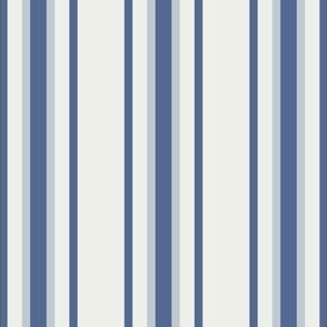 Soft blue and white thin stripe pattern