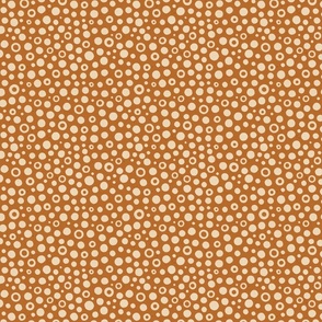 SMALL monochrome circle dot 0008 F copper ochre sand abstract sienna white style texture seamless stylish black sand dotted beige neutral vanilla art minimalist desert geometric hand eggshell book modern desert decorative watercolor circular hand drawn