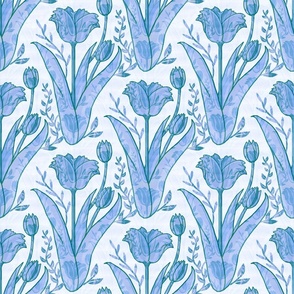 (L) Blue tulips 