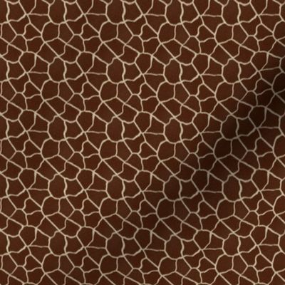 (small scale) Realistic Giraffe Spot Animal Print