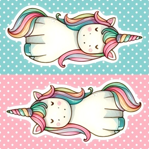 12x24 Unicorn Panel for Wall Decal or Large Fabric Applique