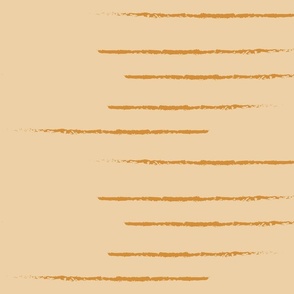 Warm Minimalism Stripe Tan Mustard