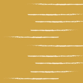 Warm Minimalism Stripe Mustard Beige