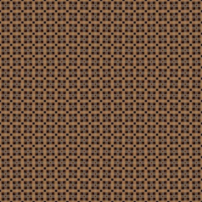 (L) Brown Abstract Geometric Design