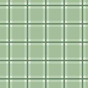 Sage Green Tartan Plaid - Classic Traditional Muted Matcha Preppy Scottish Lumberjack 