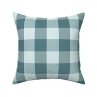 Blue Buffalo Check - Plaid Tonal Duck Egg Lumberjack Kitchen Decor