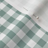 1/2 inch Dachshund Gingham//Green