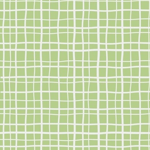 Green Uneven Grid Pattern