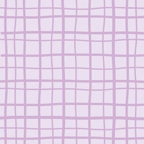 Purple Uneven Grid Pattern