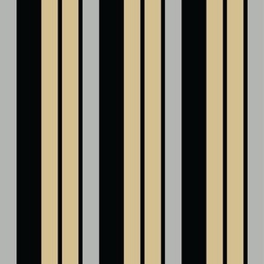 Black, Gray, and Gold Stripes