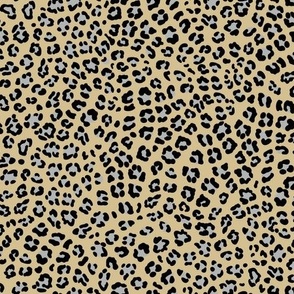 Leopard Print - Army Black Knights Gold and Gray