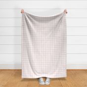 Blush Pink 1 inch wide Medium Gingham